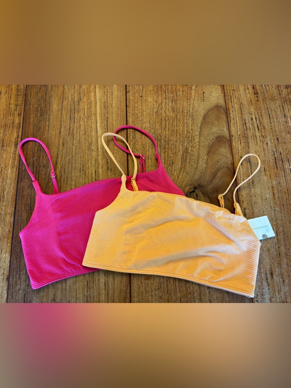 Anthropologie LyreBird Renna Square Bralette Bra - Set of 2